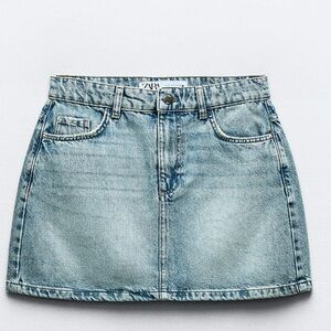 Zara Denim Mini Skirt